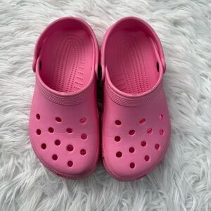 Kids Pink Crocs Size 1